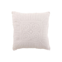 Coussin Dentelle Coton Blanc