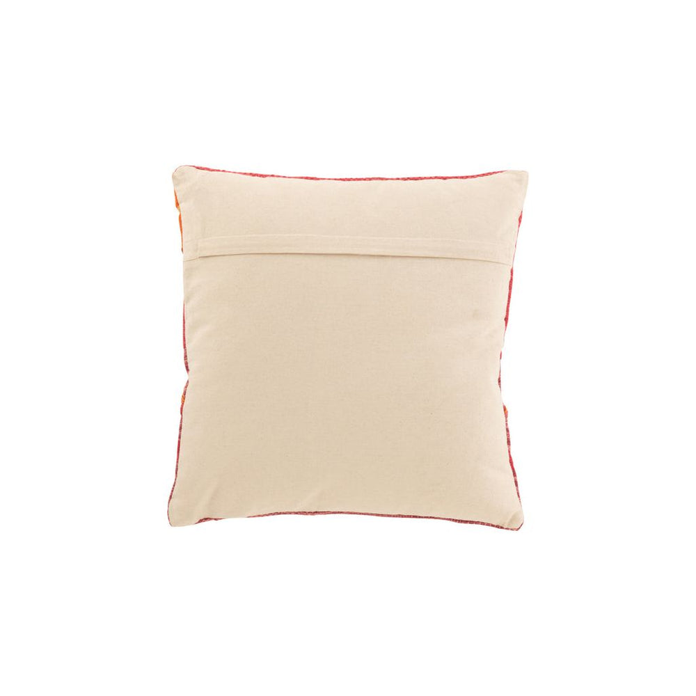 Coussin Ethnique Tressé Rose Violet - Designix