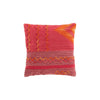 Coussin Ethnique Tressé Rose Violet