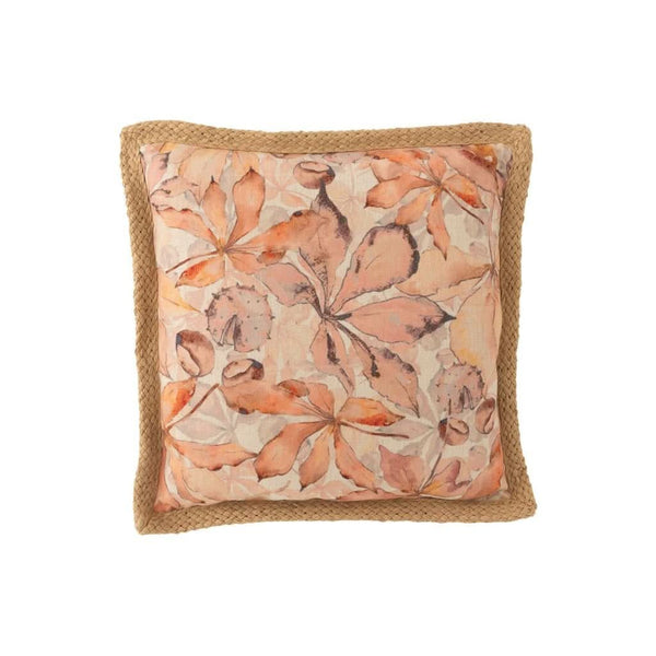 Coussin Jardin Polyester Beige Vert