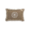 Coussin Jute Naturel Rectangulaire