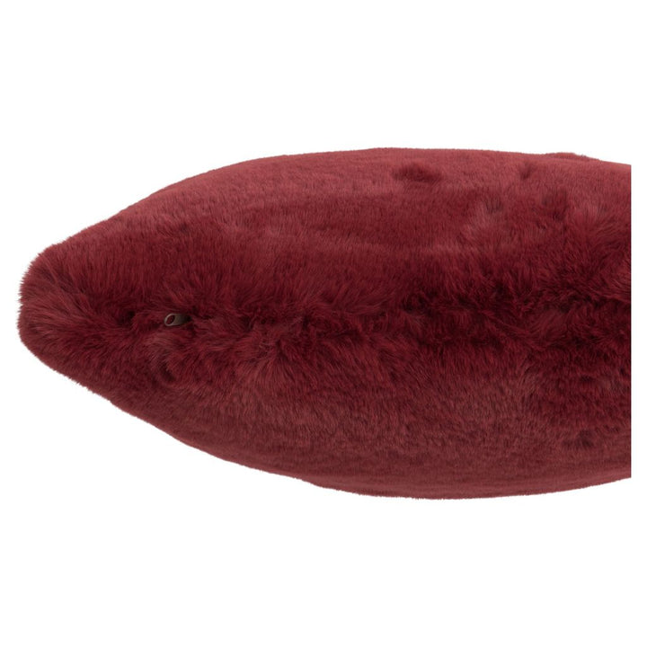 Coussin Noël Polyester Bordeaux - Designix