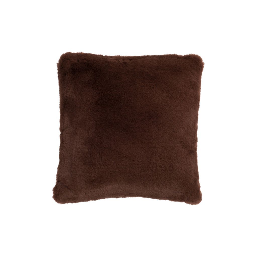 Coussin Polyester Marron Doux - Designix