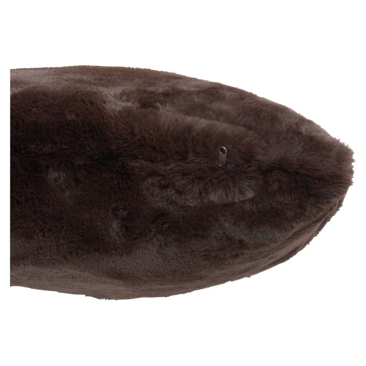 Coussin Polyester Marron Foncé - Designix