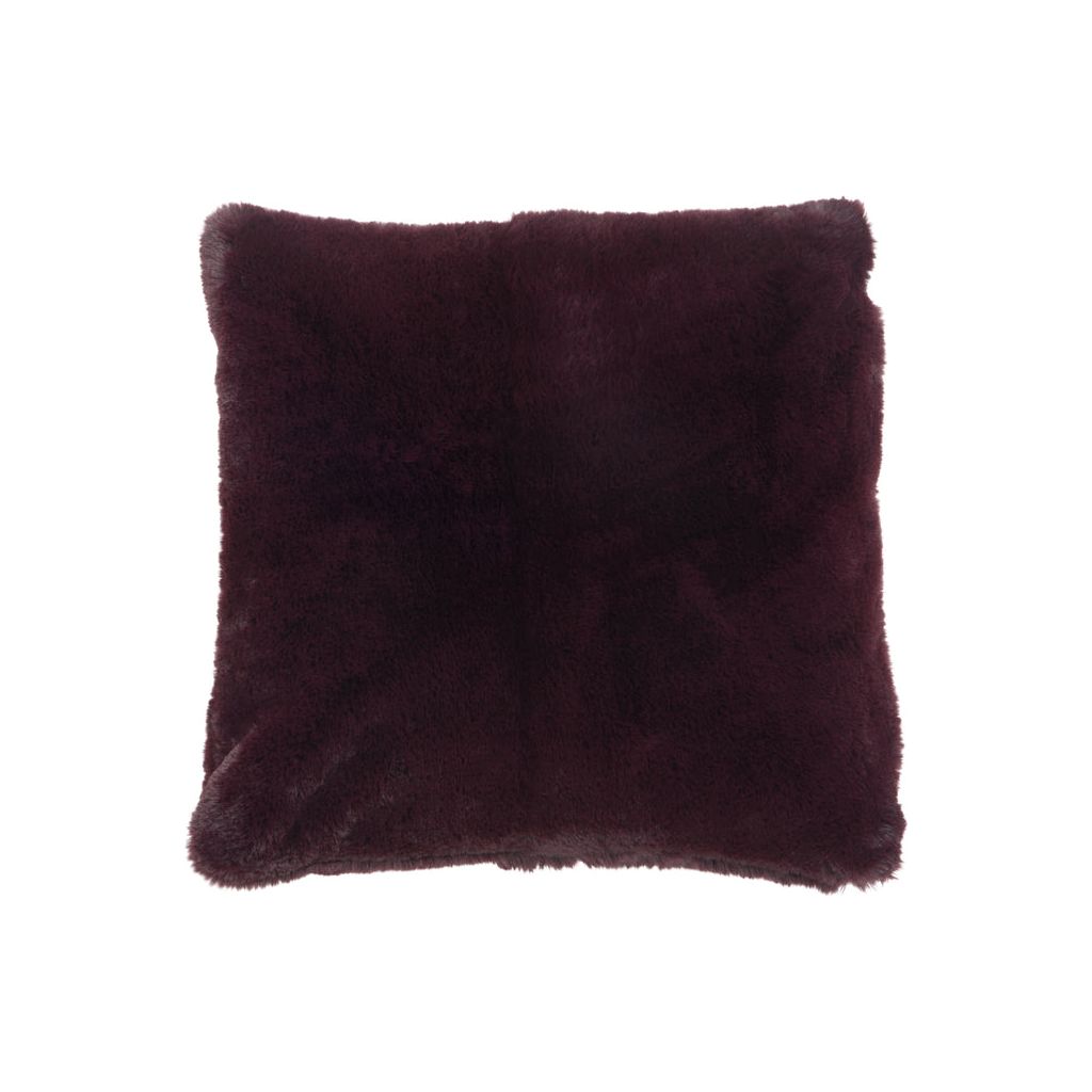 Coussin Rouge Bourgogne Polyester - Designix