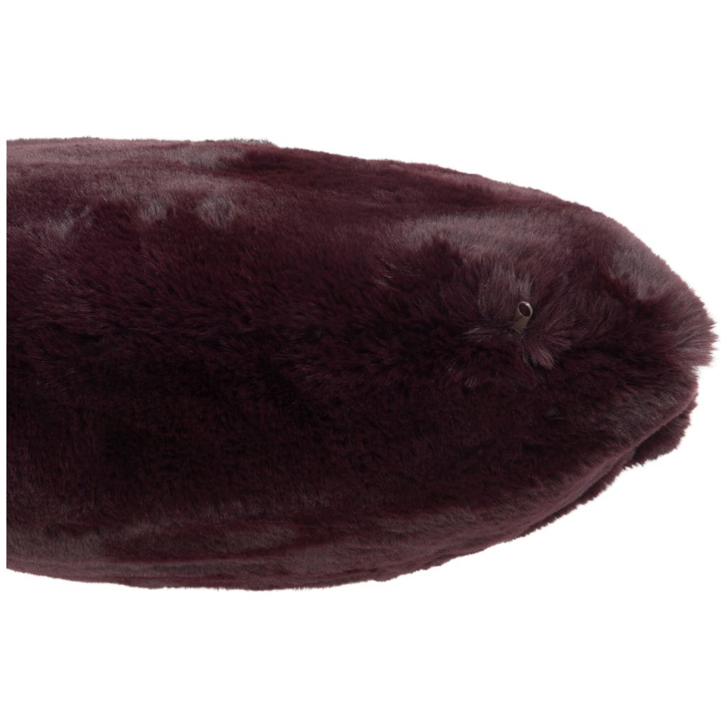 Coussin Rouge Bourgogne Polyester - Designix