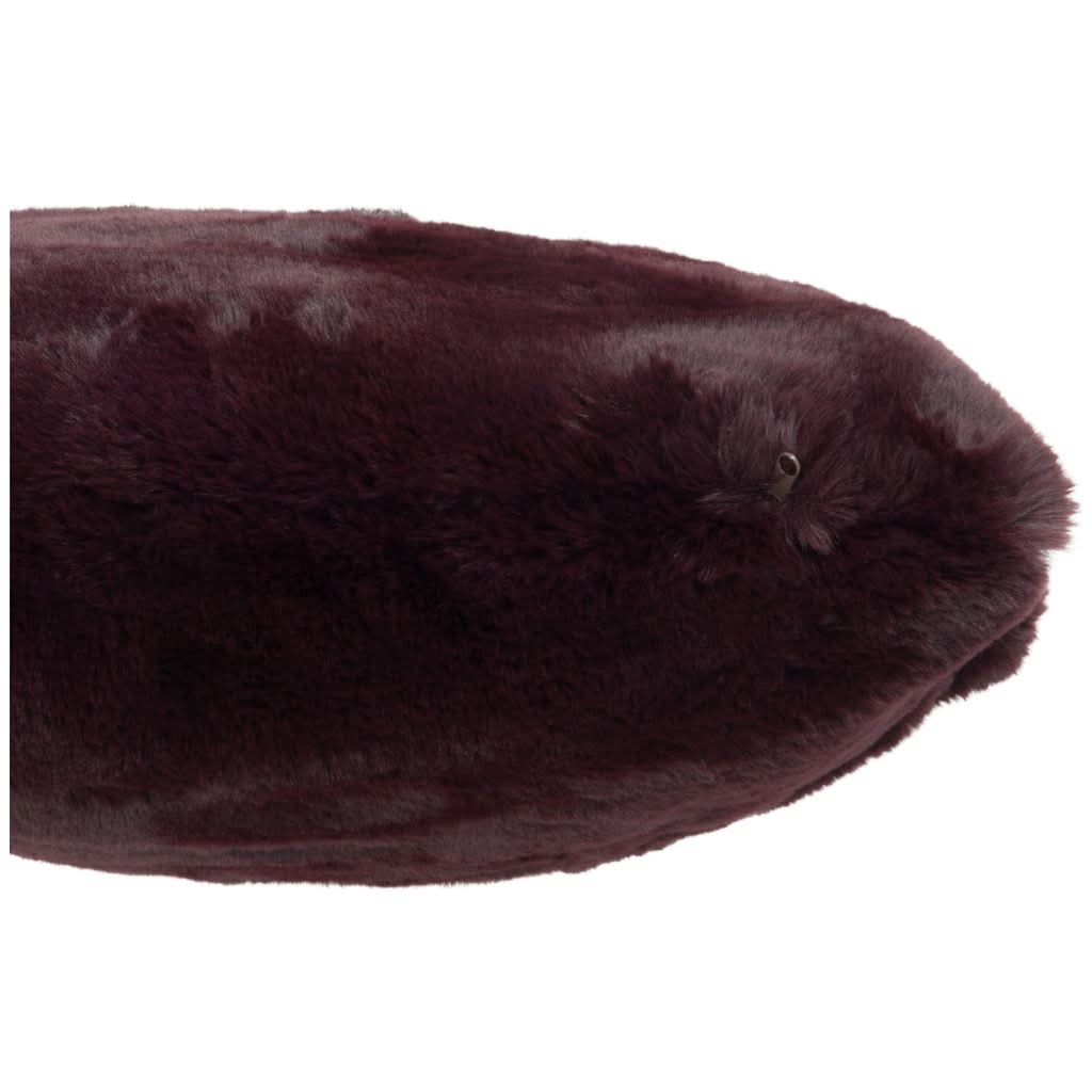 Coussin Rouge Bourgogne Polyester