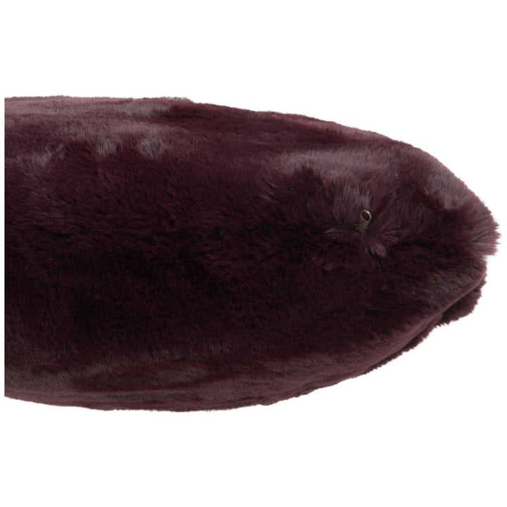 Coussin Rouge Bourgogne Polyester - Designix