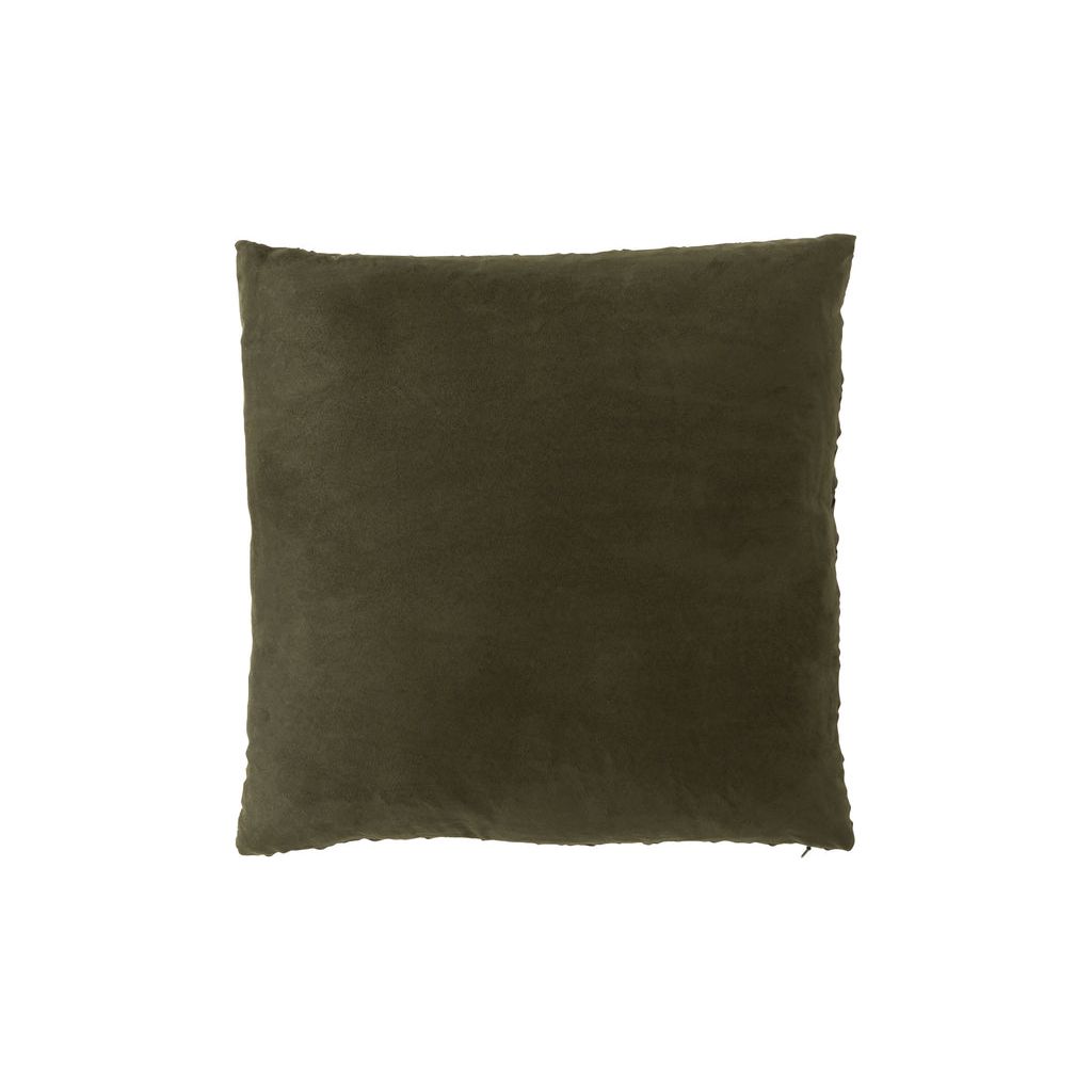 Coussin Tissé Polyester Vert - Designix