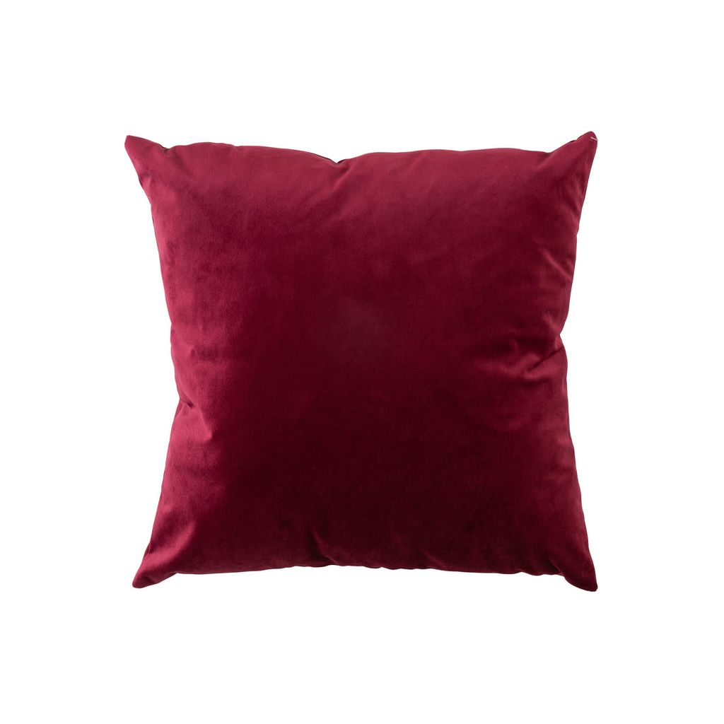 Coussin Velours Bourgogne Luxueux - Designix