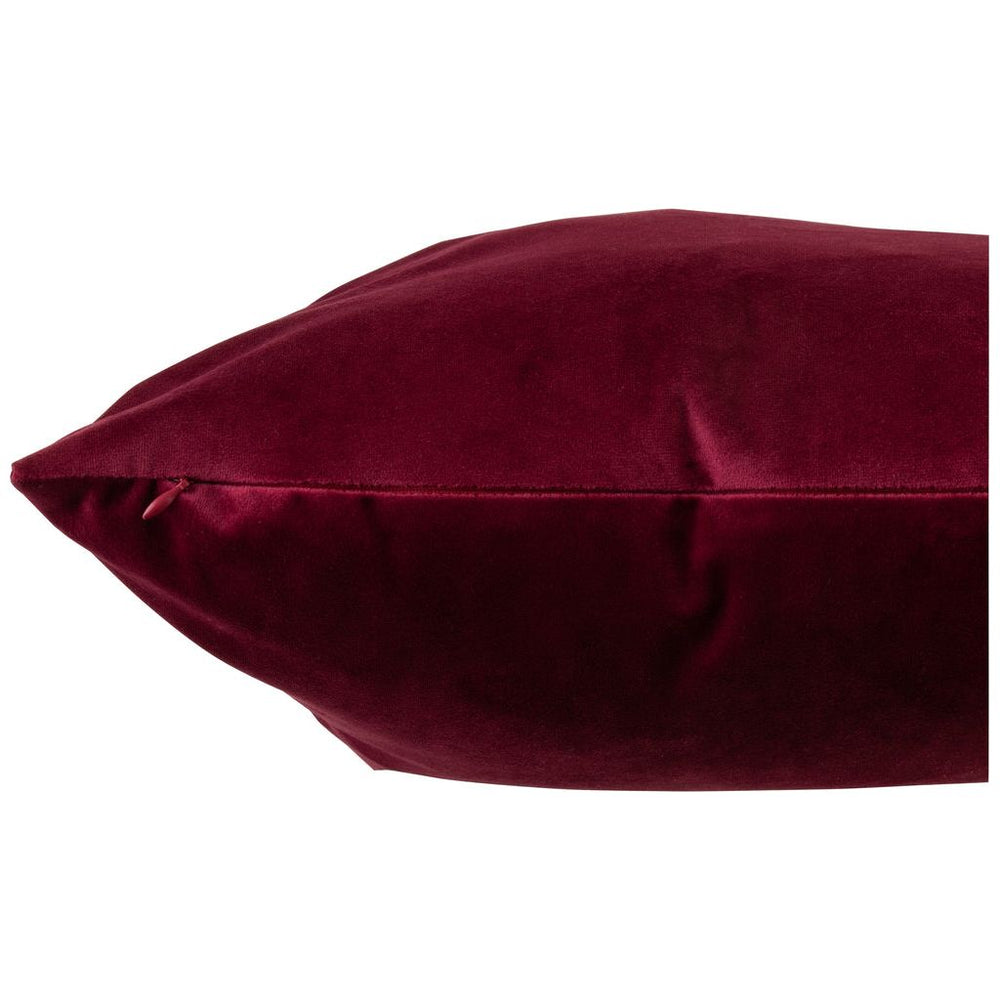Coussin Velours Bourgogne Luxueux - Designix