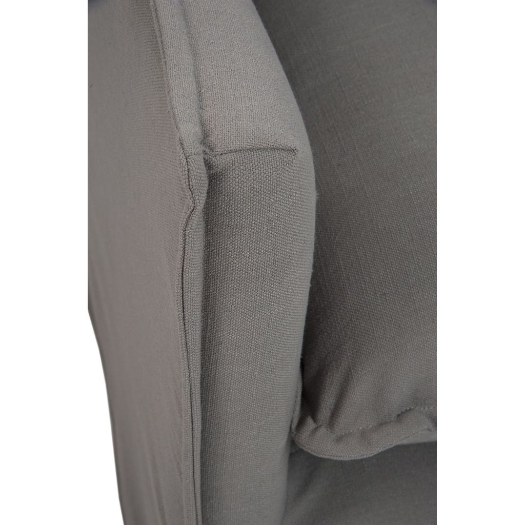 Coussins Canapé Lin Gris - Designix