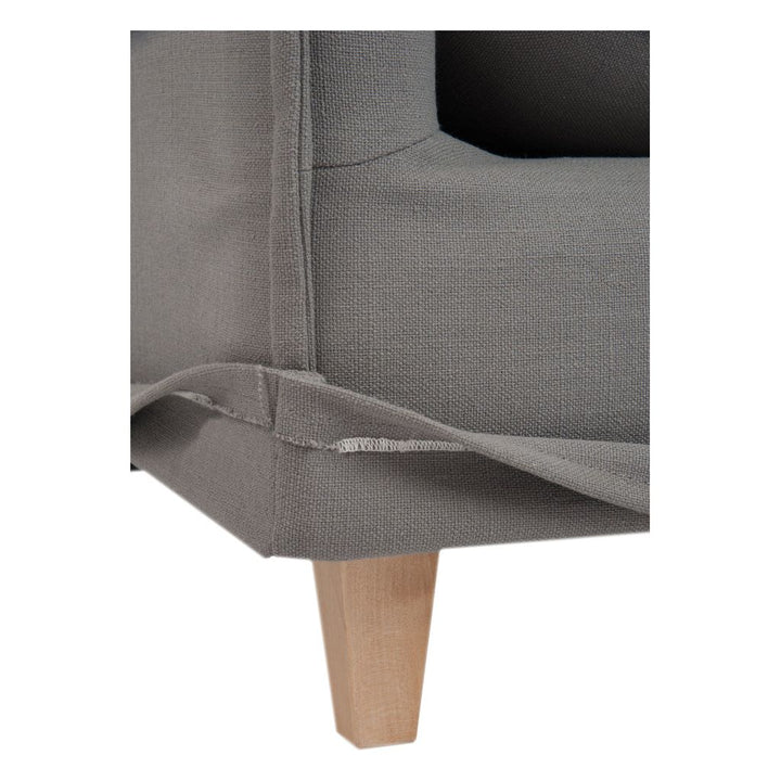 Coussins Canapé Lin Gris - Designix