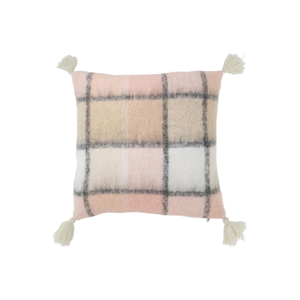 Coussins Polyester Beige Rose - Designix