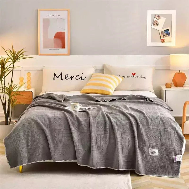 Couverture Légère Été | Plush - Designix Couette Gris 100x150cm