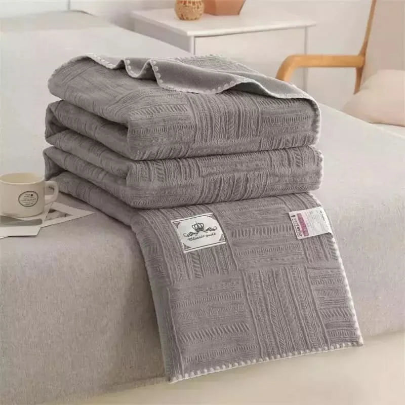 Couverture Légère Été | Plush - Designix Couette Gris 100x150cm
