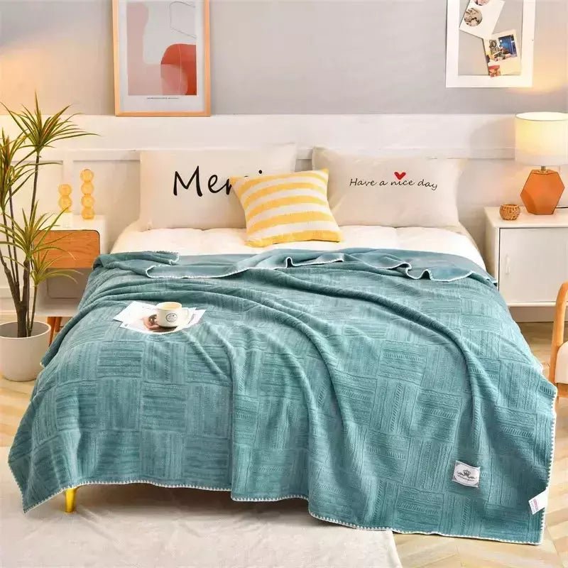 Couverture Légère Été | Plush - Designix Couette Menthe 150x200cm