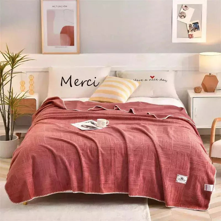 Couverture Légère Été | Plush - Designix Couette Rouge 150x200cm