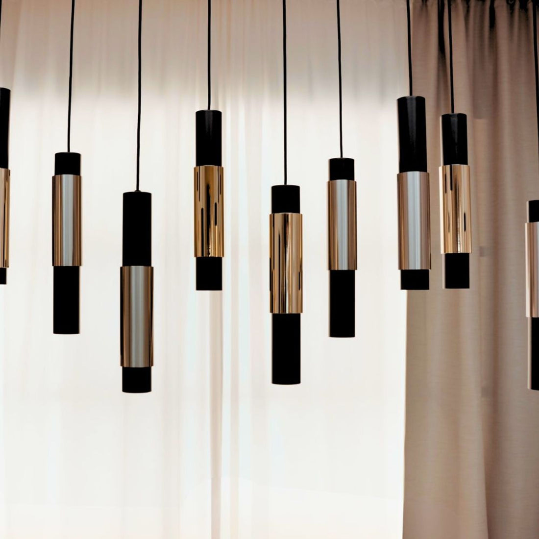Suspension Crutch avec cylindre décoratif interchangeable