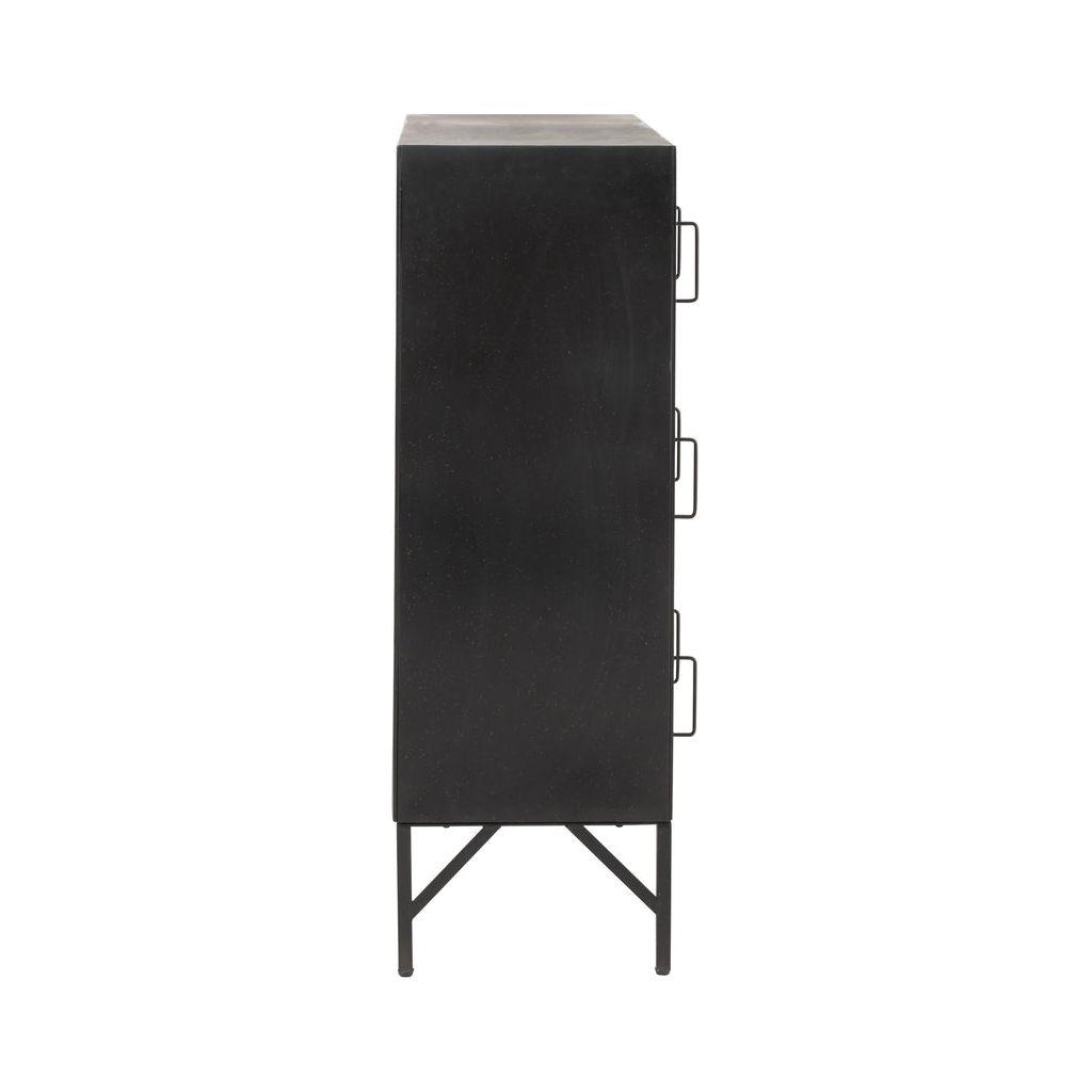 Armoire 9 portes en métal noir | Designix -     - https://designix.fr