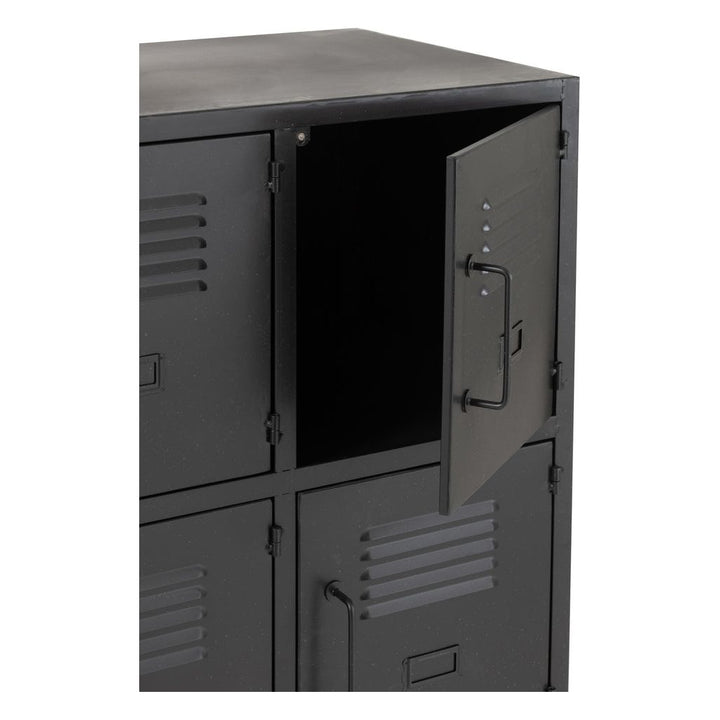 Armoire 9 portes en métal noir | Designix -     - https://designix.fr