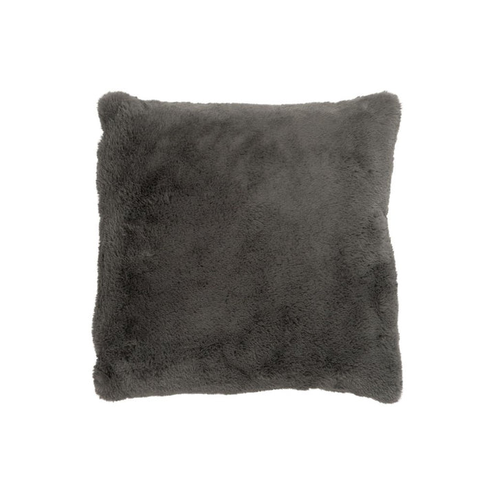 Coussin mignon en polyester gris foncé | Designix -     - https://designix.fr