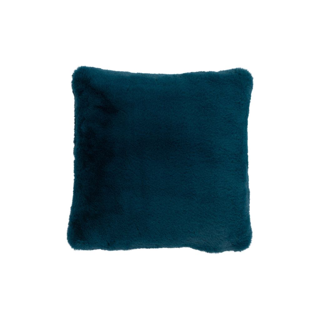 Coussin mignon en polyester bleu pétrole | Designix -     - https://designix.fr