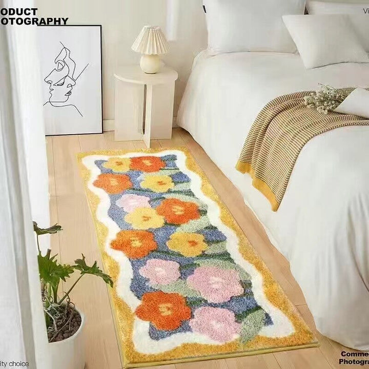 Cute Soft Bedroom Rugs Short Plush Children's Bedside Carpet Kids Room Non-Slip Baby Play Mats Living Room Floor Mat Washable | Designix - 0 S 03  - https://designix.fr/