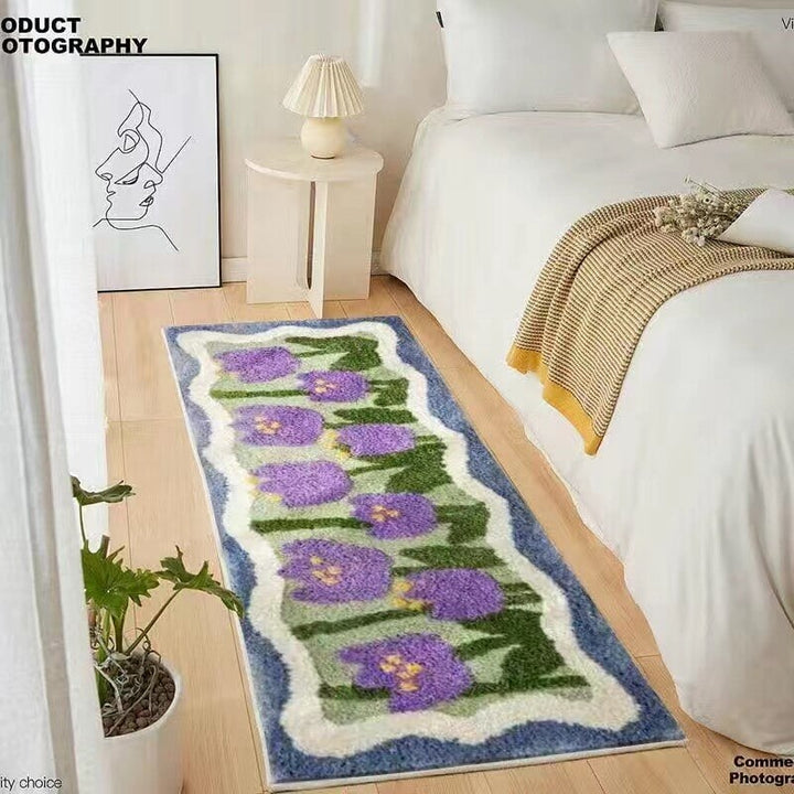 Cute Soft Bedroom Rugs Short Plush Children's Bedside Carpet Kids Room Non-Slip Baby Play Mats Living Room Floor Mat Washable | Designix - 0 S 05  - https://designix.fr/