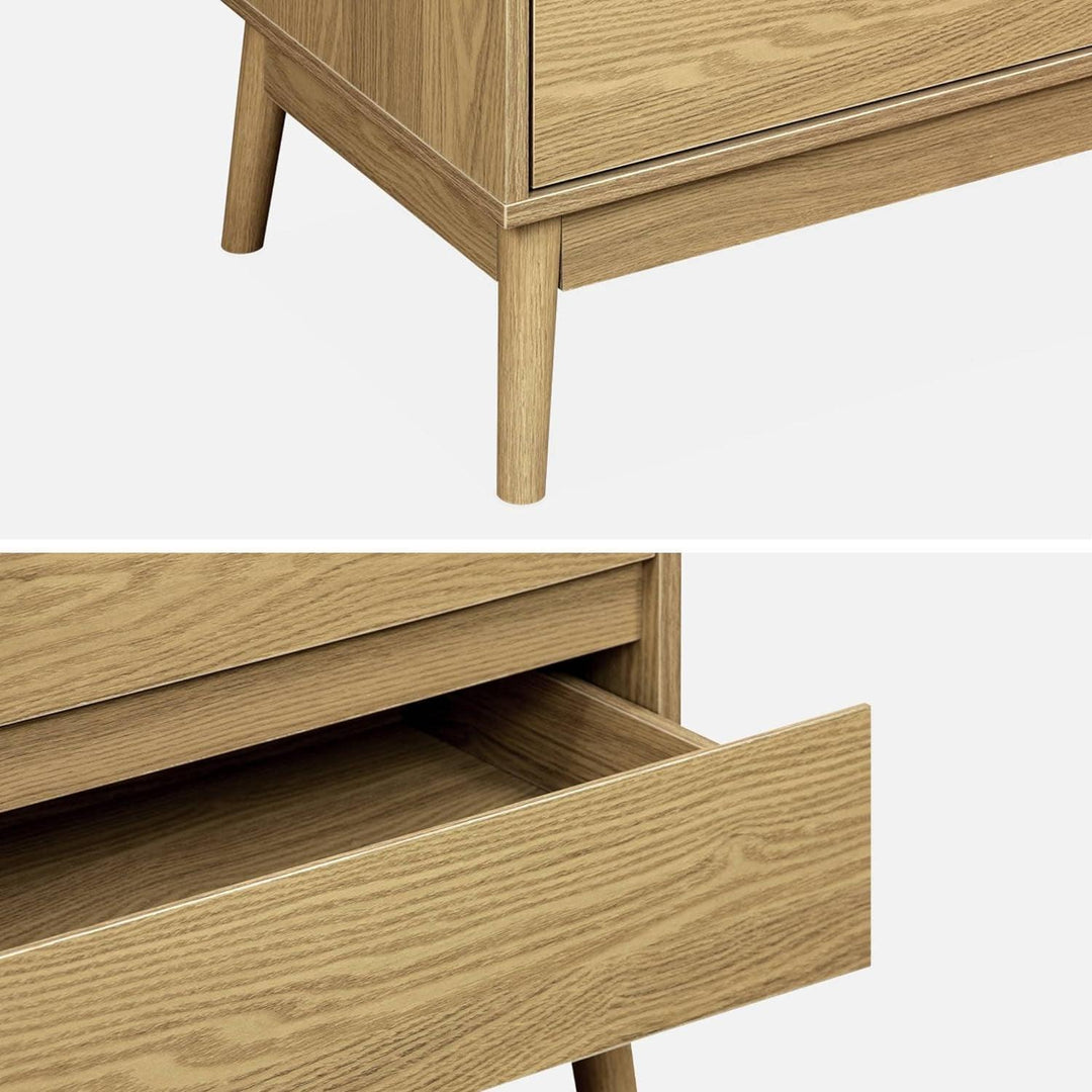 "Commode Bois Pieds Compas" | Designix - 3333    - https://designix.fr/