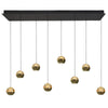 Suspension luminaire Belluno doré