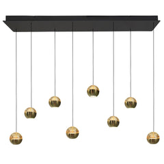 Suspension luminaire Belluno doré