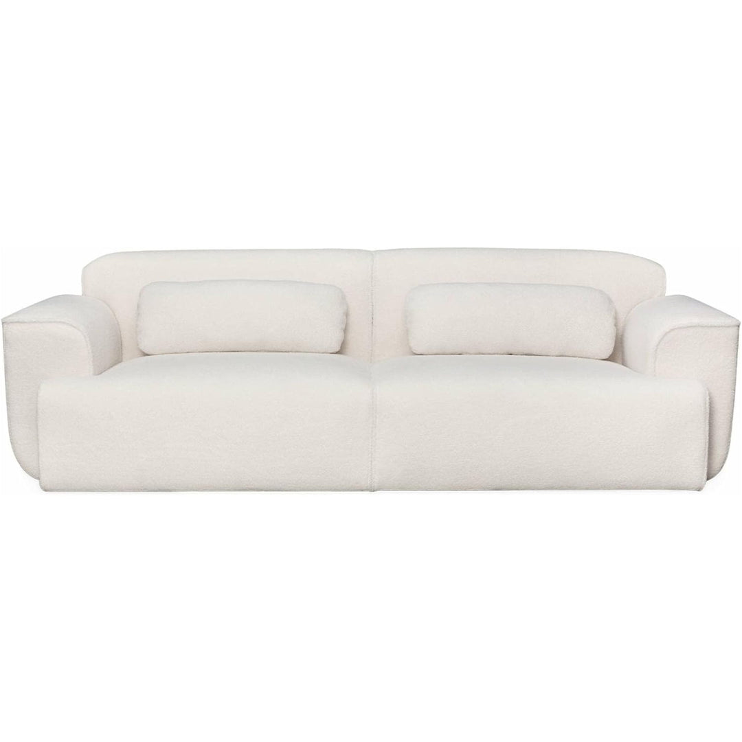 Alice'S Home - Canapé 3 Places. Tissu Bouclette. 2 Coussins Déhoussables. Wallas L 230 X P 98 X H 73Cm | Designix - Amazon    - https://designix.fr/