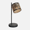 Lampe de chevet liseuse bambou, tête orientable noir & naturel | Java
