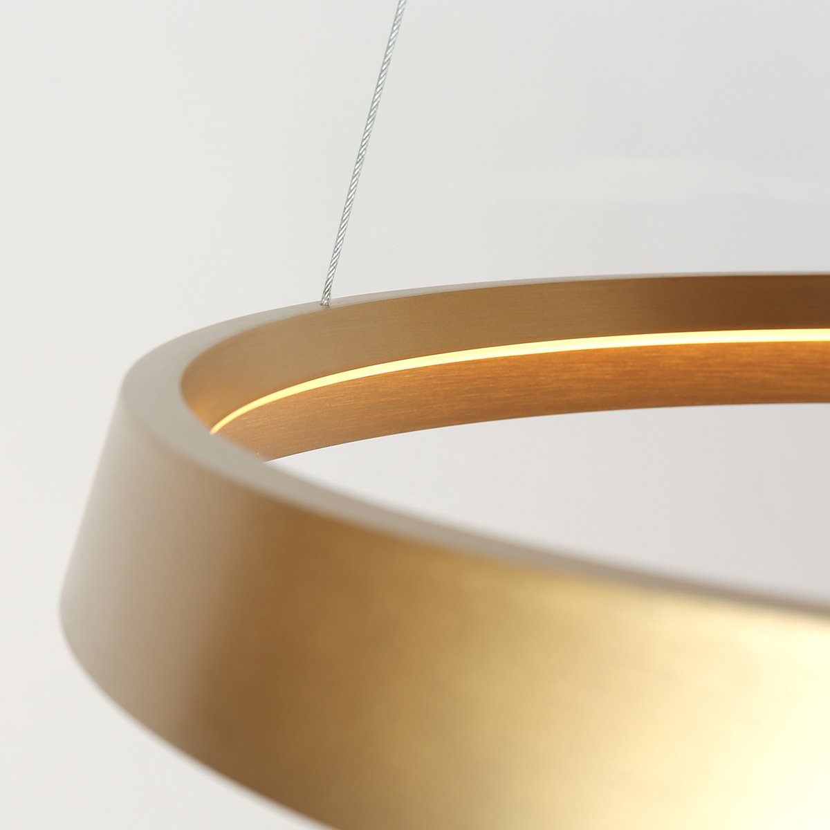 Suspension luminaire Ringlux doré