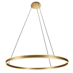 Suspension luminaire Ringlux doré