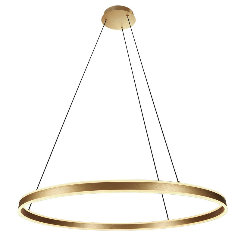 Suspension luminaire Ringlux doré