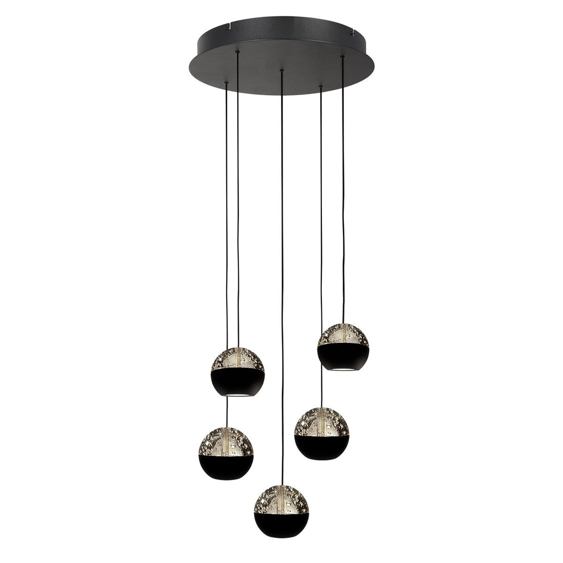 Suspension luminaire Belluno noir
