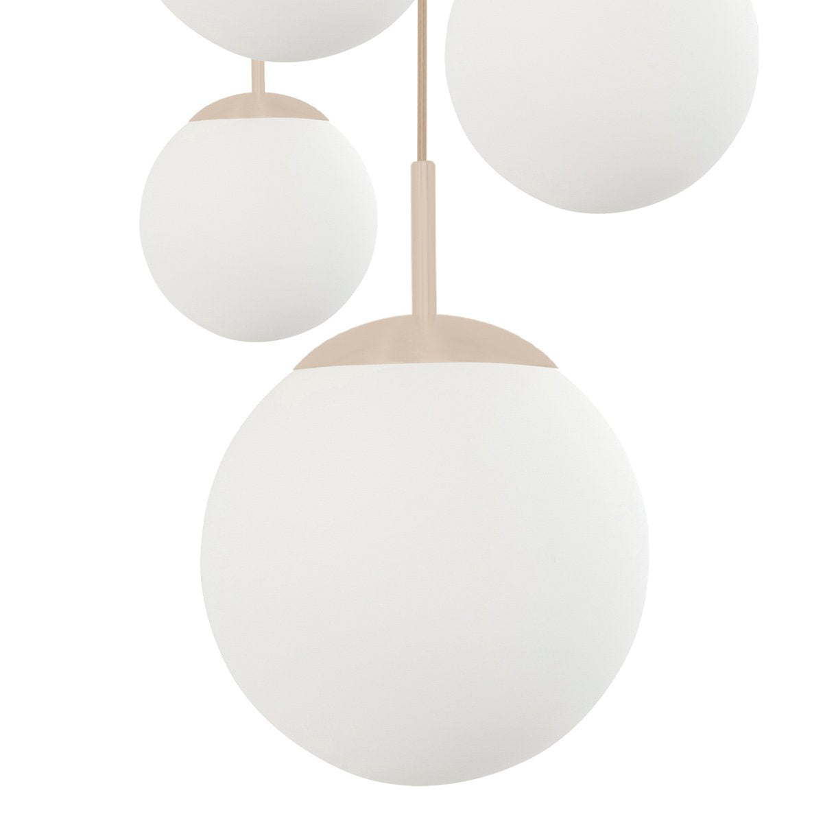 Suspension luminaire Bollique crème