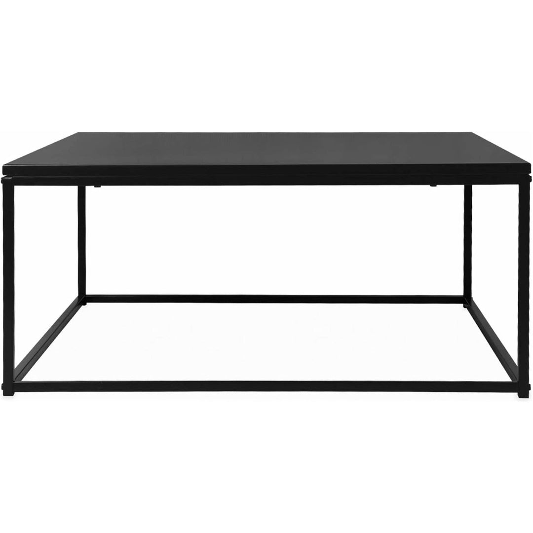 Alice'S Home - Table Basse. Industrielle. Structure Métal Noir. L 80 X L 80 X H 36Cm | Designix - Amazon    - https://designix.fr/