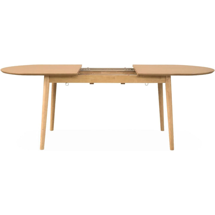 Alice'S Home - Table À Manger Extensible Naturelle Ovale Lina 6 À 8 Places. 160 À 210Cm | Designix - Amazon    - https://designix.fr/