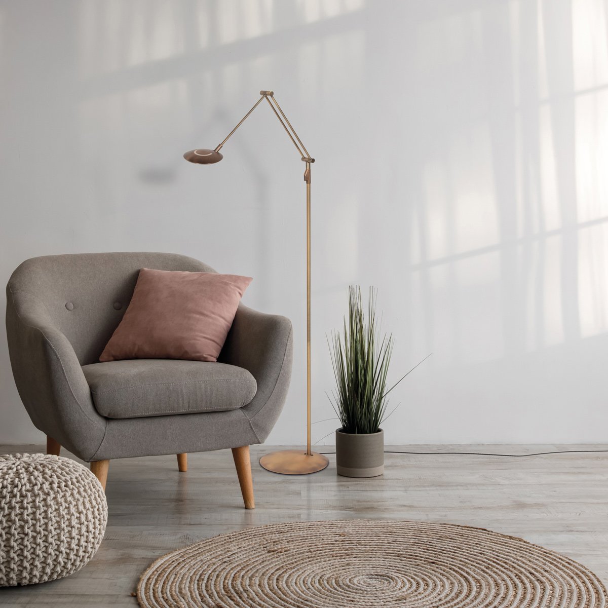 Lampadaire Zenith2 bronze