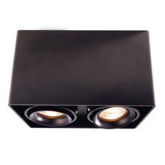 Spot Mona 2 lumières noir