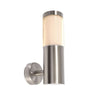 Applique extérieure Porrima inox, H 25,5 cm