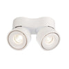 Spot Uni blanc, double, L 21,2 cm