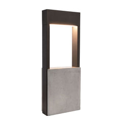 Lampadaire extérieur Chertan gris foncé, H 45 cm