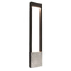 Lampadaire extérieur Chertan gris foncé, H 100 cm