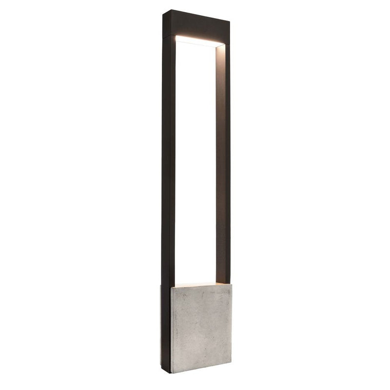 Lampadaire extérieur Chertan gris foncé, H 100 cm