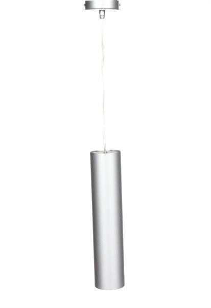 Produit seul sur fond blanc, montrant le câble fin et le cylindre argenté.