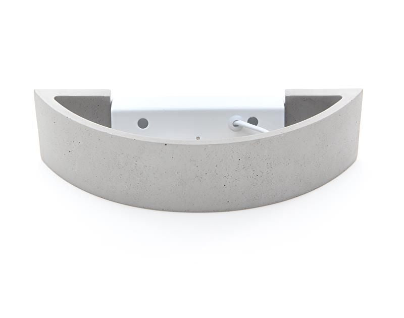 Vue arrière de l'applique montrant la plaque de fixation et les trous de pose.